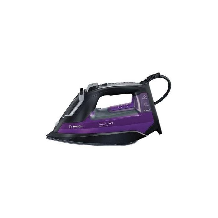 PLANCHA DE VAPOR BOSCH TDA753122V - 3200W - SUPERVAPOR 220G - VAPOR VERTICAL - PROGRAMA ANTISHINE - ANTICALC INTEGRADO - BASE CERANIUM GLISSEE PLANCHA DE VAPOR BOSCH TDA753122V - 3200W - SUPERVAPOR 220G - VAPOR VERTICAL - PROGRAMA ANTISHINE - ANTICALC INTEGRADO - BASE CERANIUM GLISSEE