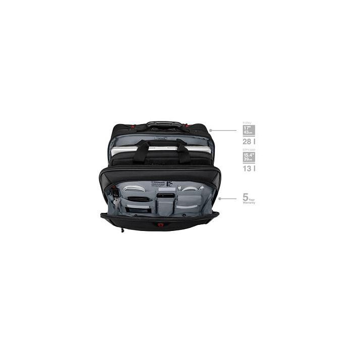 Wenger Potomac Trolley Negro 43,2cm (17") Maletín con ruedas extraíble para portátil 40,6cm (16") 8