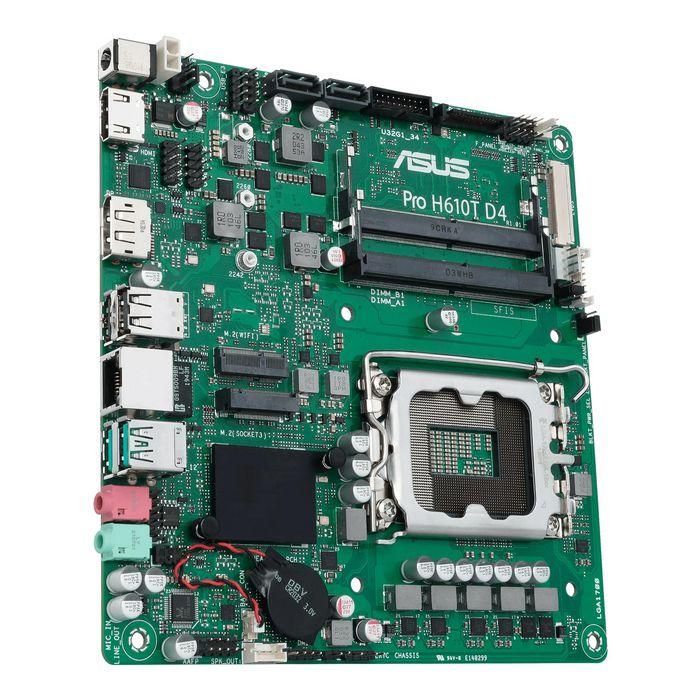 Asus Intel H610, LGA1700, 2x DDR4, DP, HDMI, M.2, SATA III, USB, 1G LAN, Mini-ITX, 170x170 mm 5 Asus Intel H610, LGA1700, 2x DDR4, DP, HDMI, M.2, SATA III, USB, 1G LAN, Mini-ITX, 170x170 mm 5