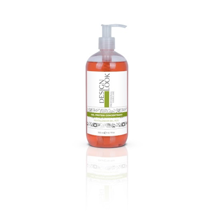Design Look Gel Revitalizador PROTEIN 500 ML - Control del Peinado, Define Rizos, Hidratación con Aloe Vera, Brillo y Filtro Solar Design Look Gel Revitalizador PROTEIN 500 ML - Control del Peinado, Define Rizos, Hidratación con Aloe Vera, Brillo y Filtro Solar