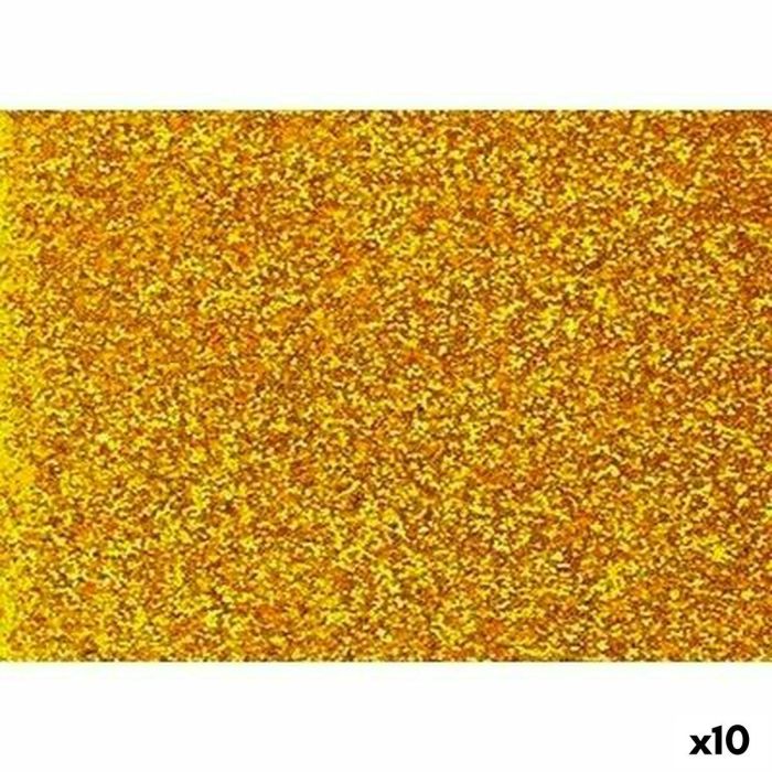Goma Eva Fama Dorado 20 x 30 cm Purpurina (10 Unidades) 0 Goma Eva Fama Dorado 20 x 30 cm Purpurina (10 Unidades) 0