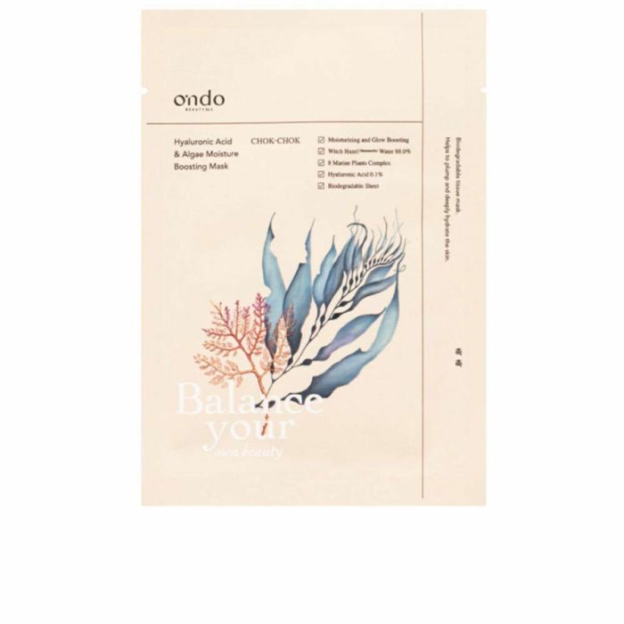 Ondo Beauty 36.5 Mascarilla "Chok-Chok" de Ácido Hialurónico y Algas para Hidratación Intensa 25 ml