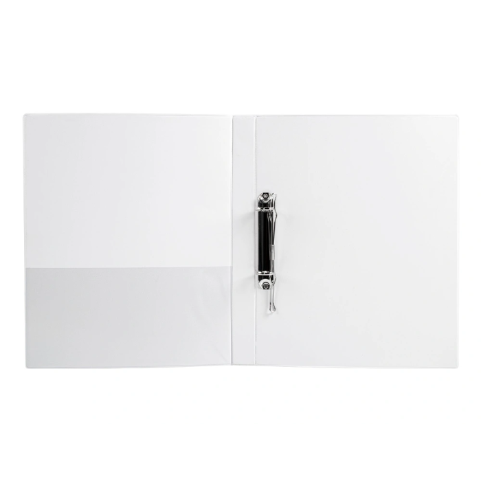 Liderpapel Carpeta canguro 2 anillas mixtas 16mm A4 plástico color blanco 7