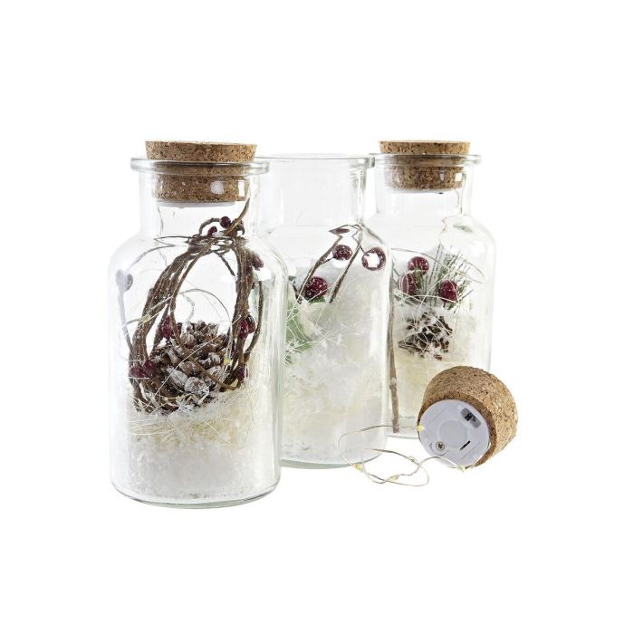 Decoracion Luminosa Navidad Alpina DKD Home Decor Natural 6 x 14 x 6 cm (3 Unidades) 3 Decoracion Luminosa Navidad Alpina DKD Home Decor Natural 6 x 14 x 6 cm (3 Unidades) 3