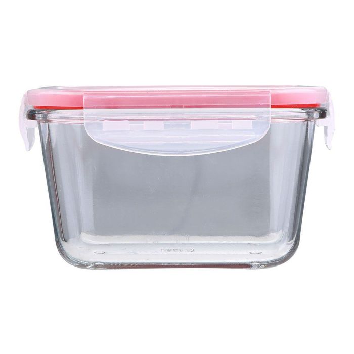 San Ignacio Fiambrera Hermética Cristal Toledo 450 ml Vidrio Borosilicato Tapa PP