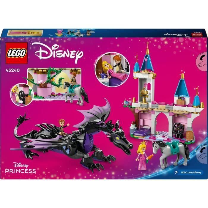 Lego | Princesas Disney 43240 Maléfica como dragón, juguete para fans de los dibujos animados 5