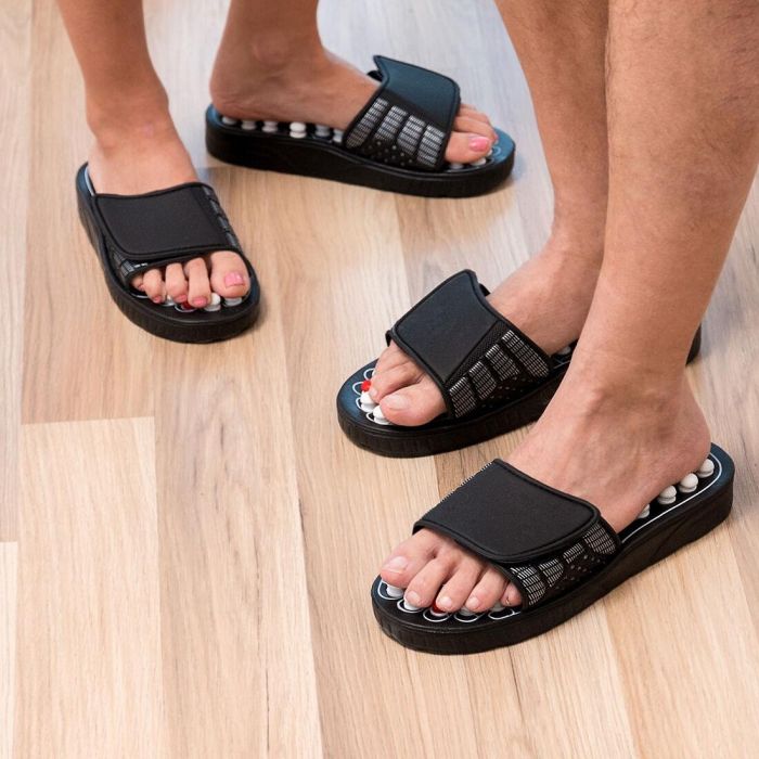 Zapatillas de Acupuntura Slicu InnovaGoods 5 Zapatillas de Acupuntura Slicu InnovaGoods 5