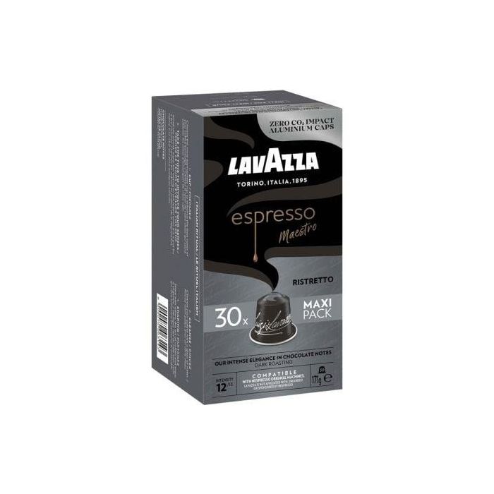 Lavazza 8684 Cápsula Espresso Maestro Ristretto para Nespresso - Café Intenso con Notas de Chocolate y Caramelo - Caja de 30 Lavazza 8684 Cápsula Espresso Maestro Ristretto para Nespresso - Café Intenso con Notas de Chocolate y Caramelo - Caja de 30