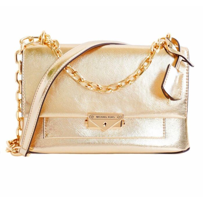 Bolso Mujer Michael Kors Cece Dorado 24 x 18 x 10 cm 0 Bolso Mujer Michael Kors Cece Dorado 24 x 18 x 10 cm 0