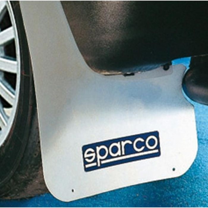 Sparco SP03791 Faldillas Guardabarros Universal Protección Salpicaduras Polietileno 1.5mm 47x28 cm Blanco Par 0 Sparco SP03791 Faldillas Guardabarros Universal Protección Salpicaduras Polietileno 1.5mm 47x28 cm Blanco Par 0