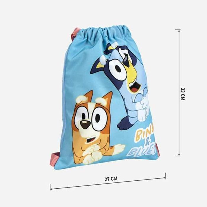 Saquito escolar bluey 27.0 x 33.0 x 1.0 cm 2 Saquito escolar bluey 27.0 x 33.0 x 1.0 cm 2