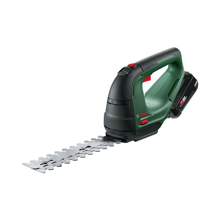 Bosch AdvancedShear 18 Recortadora de césped Cizalla para arbustos y hierba Potente y versátil con tecnología Syneon 2 Bosch AdvancedShear 18 Recortadora de césped Cizalla para arbustos y hierba Potente y versátil con tecnología Syneon 2
