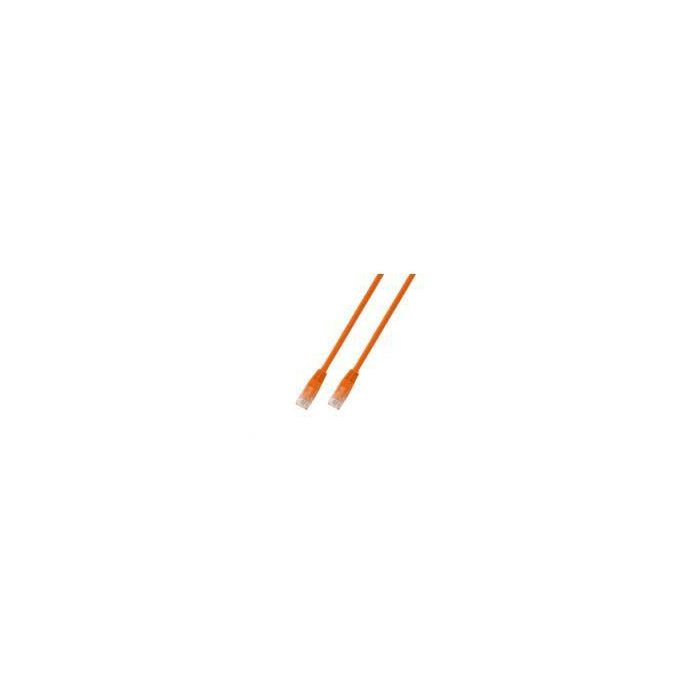 MicroConnect Cable de Red CAT5e U/UTP 2m Naranja para Conexión de Redes y Entretenimiento