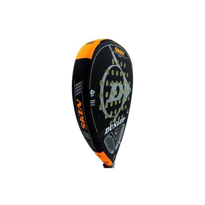 Pala de Pádel Dunlop Skin Attack/ Negro y Naranja 2