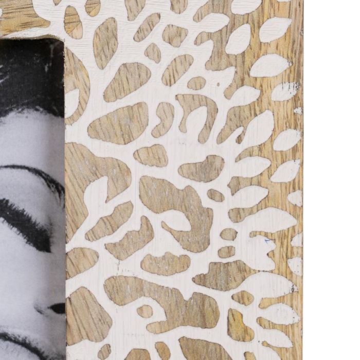 Portafotos Blanco-Natural 23 X 2 X 28 cm