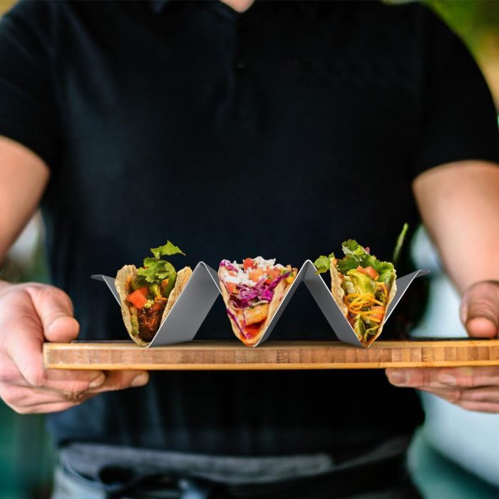 Soporte Para 3 Tacos My Bar - Inde (24 Unidades) 5 Soporte Para 3 Tacos My Bar - Inde (24 Unidades) 5
