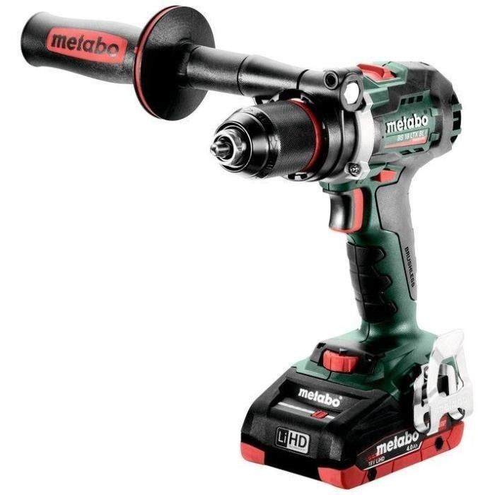 Taladro atornillador de batería - METABO - BS 18 LTX BL I - 18 V - MetaBOX 145 L