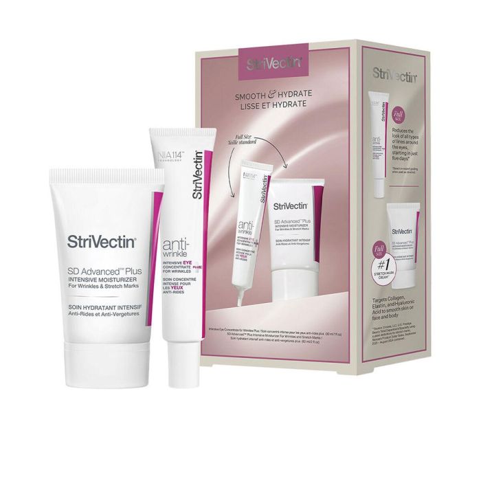 Strivectin SD Advanced Plus Crema Anti-Edad y Estrías, Hidratante 100h - Pack 2 Piezas con Contorno de Ojos