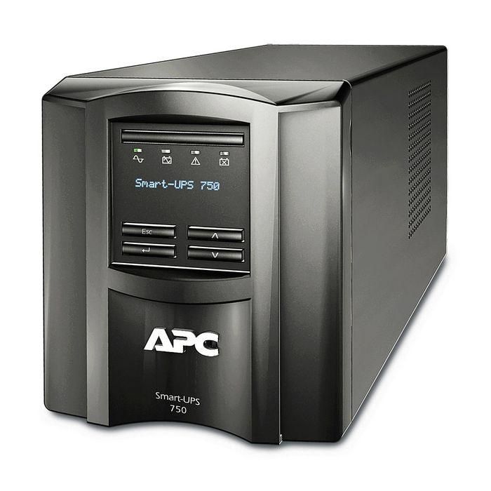 APC SMT750IC sistema de alimentación ininterrumpida (UPS) Línea interactiva 0,75 kVA 500 W 6 salidas AC APC SMT750IC sistema de alimentación ininterrumpida (UPS) Línea interactiva 0,75 kVA 500 W 6 salidas AC