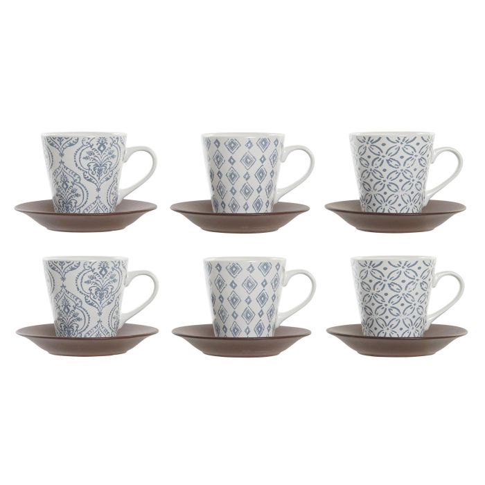 Cafe Arabe DKD Home Decor Azul Marron 14.5 x 35 x 18 cm Set de 6 1 Cafe Arabe DKD Home Decor Azul Marron 14.5 x 35 x 18 cm Set de 6 1