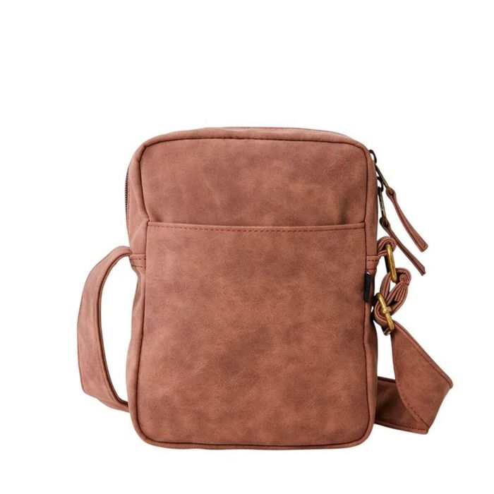 Bolso Bandolera Rip Curl Classic Leazard No Idea Pouch Marrón 3
