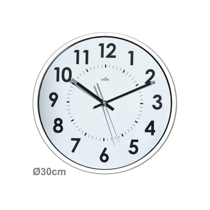 Reloj De Pared Orium By Cep Analogico 11247 30 Cm Ø Blanco