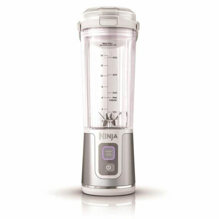 Ninja Blast BC150EUWH Licuadora Portátil, Vaso 530ml, Batería 2h, Sin Cable, Libre BPA, Blanca Ninja Blast BC150EUWH Licuadora Portátil, Vaso 530ml, Batería 2h, Sin Cable, Libre BPA, Blanca