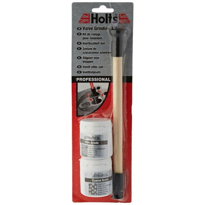 Holts Pasta de Lapeado y Rodaje Kit de Rodamiento para Válvulas Doble Grano Grueso y Fino que Asegura Sellado Perfecto 3 Holts Pasta de Lapeado y Rodaje Kit de Rodamiento para Válvulas Doble Grano Grueso y Fino que Asegura Sellado Perfecto 3