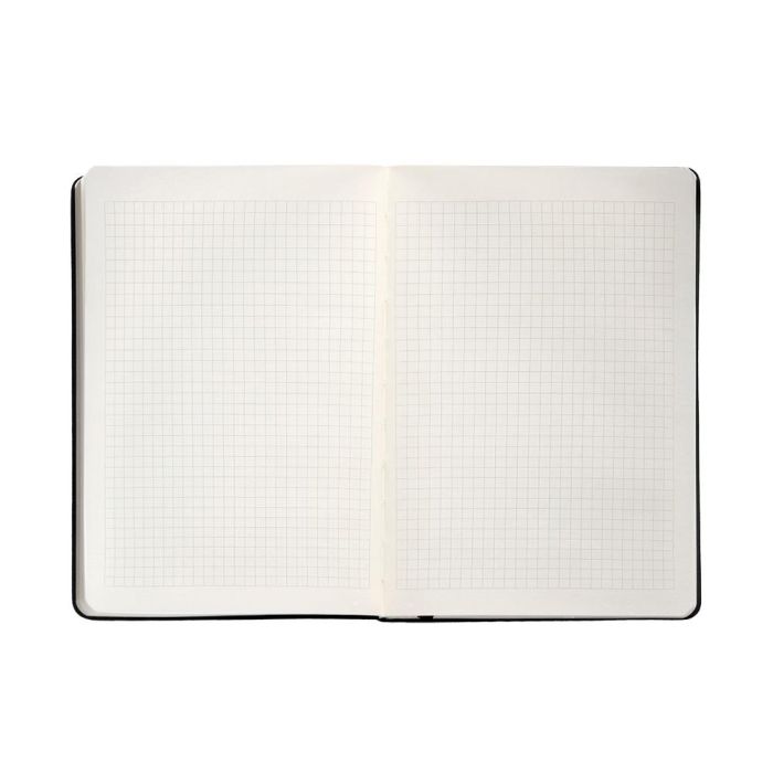 Cuaderno Con Gomilla Antartik Notes Tapa Dura A4 Hojas Cuadricula Negro 100 Hojas 80 gr Fsc 7