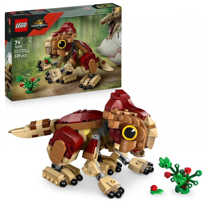 LEGO 76970 Jurassic World Set Dolores Bebé: Aquilops Figura Construible de Dinosaurio Móvil, Articulado, para Jugar y Exponer, +7 Años 19 LEGO 76970 Jurassic World Set Dolores Bebé: Aquilops Figura Construible de Dinosaurio Móvil, Articulado, para Jugar y Exponer, +7 Años 19