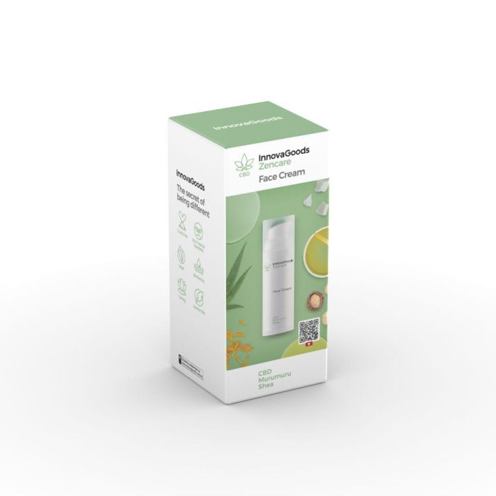 Crema Facial Hidratante CBD Zencare InnovaGoods 50 ml 1