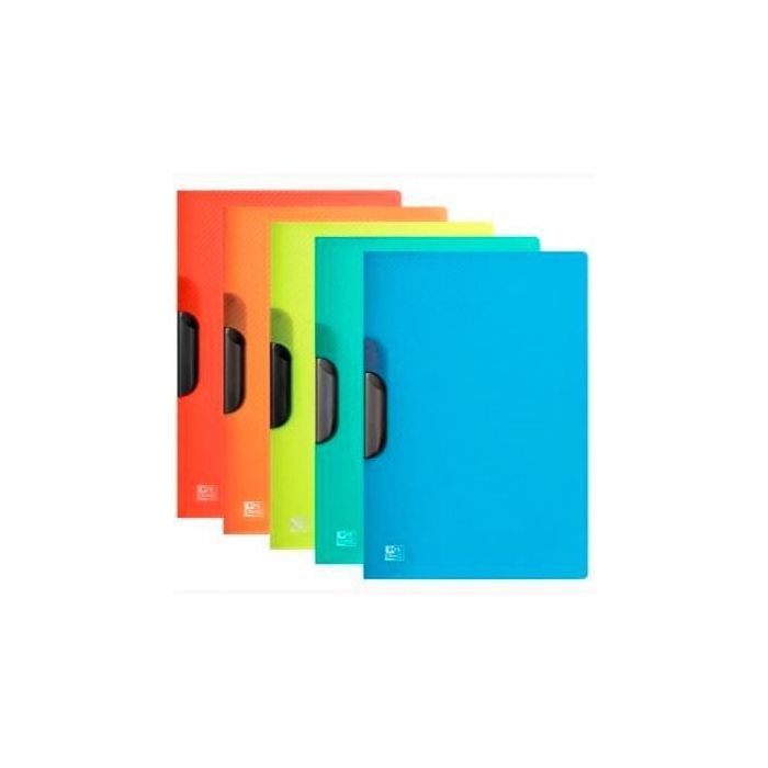 Oxford Dossier Urban de Pinza Plástico A4, Colores Surtidos (10 Unidades) (10 Unidades)