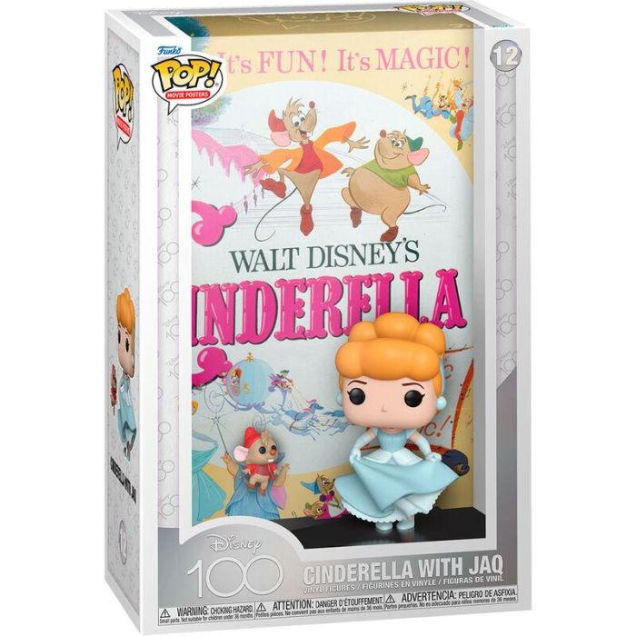 Figura POP Movie Poster Disney 100th Anniversary Cenicienta 1 Figura POP Movie Poster Disney 100th Anniversary Cenicienta 1