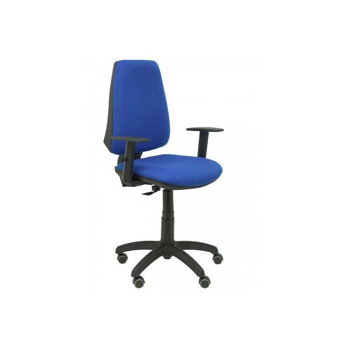 Silla Piqueras Y Crespo Elche Cp Brazos Regulables Mecanismo Contacto Permanente Regulacion De Profundidad Ruedas De Parquet Asiento Y Respaldo Tapizado Bali Azul