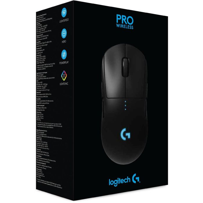 Logitech G Pro Wireless 910-005273 Ratón Gaming Inalámbrico Óptico 25600 DPI Negro 13