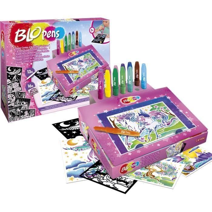 BLOPENS Centro de Actividades de Dibujo Super Fairy con Efecto Aerógrafo: Crea tus dibujos con Plantillas Reutilizables de Hadas 2 BLOPENS Centro de Actividades de Dibujo Super Fairy con Efecto Aerógrafo: Crea tus dibujos con Plantillas Reutilizables de Hadas 2