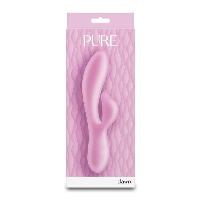 Vibrador Doble Estimulación NS Novelties Pure Dawn Rosa 1 Vibrador Doble Estimulación NS Novelties Pure Dawn Rosa 1