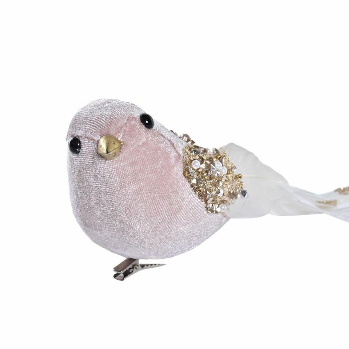 Figura Navidad Alpina DKD Home Decor Rosa Blanco 7 x 8 x 22 cm (2 Unidades) 1 Figura Navidad Alpina DKD Home Decor Rosa Blanco 7 x 8 x 22 cm (2 Unidades) 1