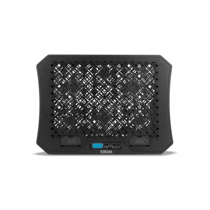 Krom Soporte Refrigerante Portátil NXKROMKOOLER Base Refrigeradora RGB para Portátiles hasta 19" con 6 Ventiladores y Iluminación LED 2