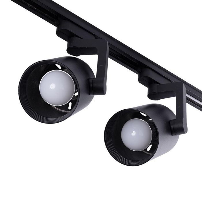 Pack 2 Foco de Carril Monofásico E27 PAR30/A65 - Negro 0 Pack 2 Foco de Carril Monofásico E27 PAR30/A65 - Negro 0