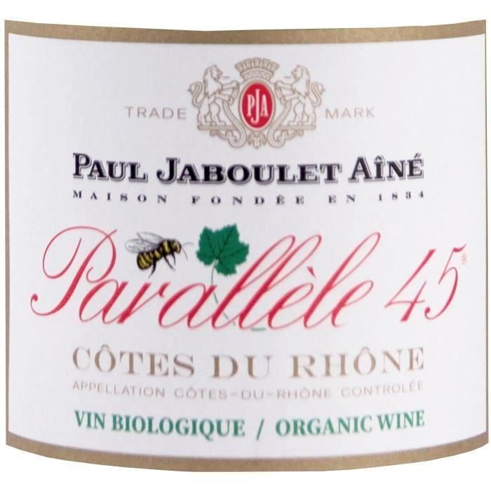 Maison Paul Jaboulet Ainé 2019 Côtes du Rhône - Vino blanco del Valle del Ródano - Ecológico 1