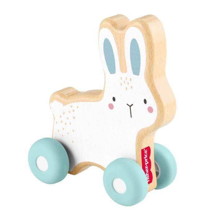 Fisher Price Matjdm52 Conejo de Madera para Empujar Fisher Price Matjdm52 Conejo de Madera para Empujar