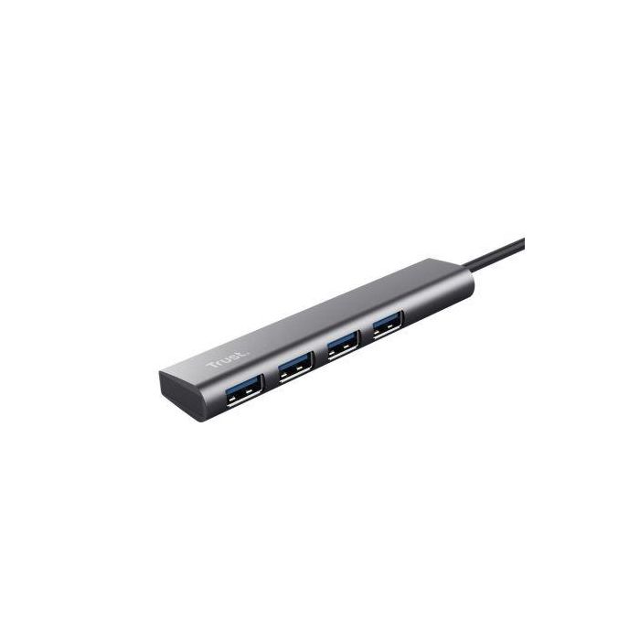 Hub USB Tipo-C Trust Halyx/ 4xUSB 2 Hub USB Tipo-C Trust Halyx/ 4xUSB 2