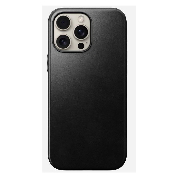 Nomad Funda Modern Leather Case para iPhone 16 Pro Max, Negro, Cuero Horween, Compatible con MagSafe, Protección Anticaídas 3 Nomad Funda Modern Leather Case para iPhone 16 Pro Max, Negro, Cuero Horween, Compatible con MagSafe, Protección Anticaídas 3