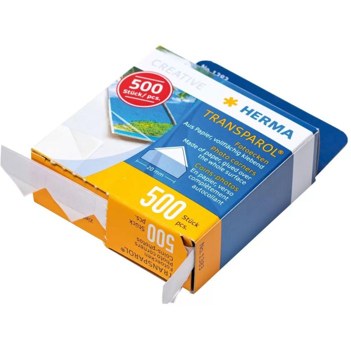 HERMA Transparol Fotoecken 500 St. 1 HERMA Transparol Fotoecken 500 St. 1