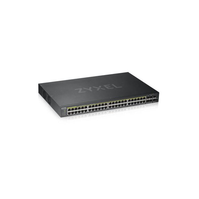 Zyxel GS1920-48HPV2 Gestionado Gigabit Ethernet (10/100/1000) Energía sobre Ethernet (PoE) Negro Zyxel GS1920-48HPV2 Gestionado Gigabit Ethernet (10/100/1000) Energía sobre Ethernet (PoE) Negro