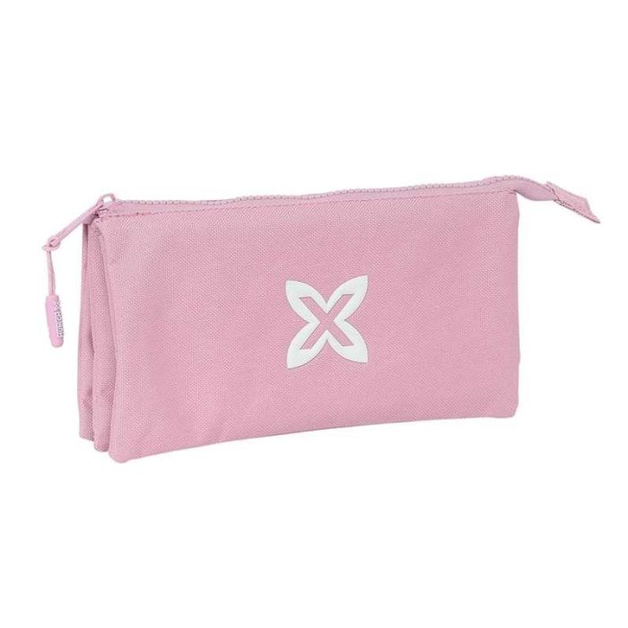Munich Portatodo Triple Basicos Rosa 22x12x3 cm