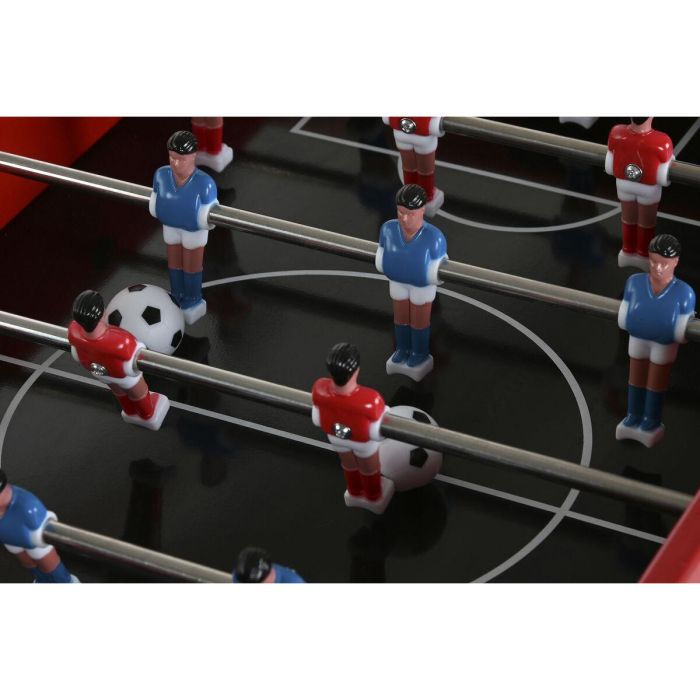 DKD Home Decor Nevera Rojo Negro Metal 71 x 62 x 85 cm