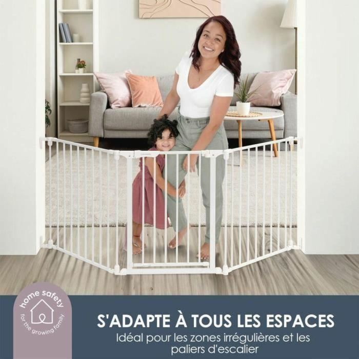 Dreambaby Discovery 3 Adapta Barrera de seguridad infantil extensible, de 74,5 cm a 1,95 m, robusta y fácil de instalar, Blanco 5 Dreambaby Discovery 3 Adapta Barrera de seguridad infantil extensible, de 74,5 cm a 1,95 m, robusta y fácil de instalar, Blanco 5