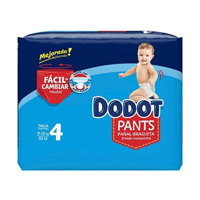 Dodot Pants Pañal-Braguita Talla 4 9-15 kg Dodot Pants Pañal-Braguita Talla 4 9-15 kg
